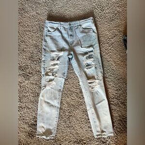 Women’s American Eagle hi rise jegging crop.